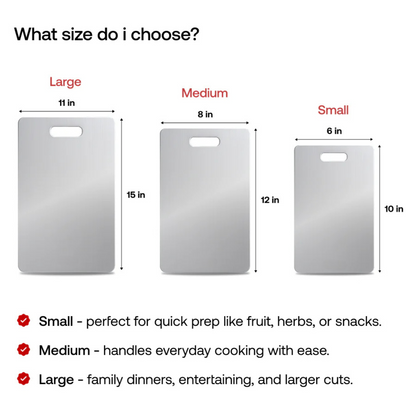 100% Pure Titanium Cutting Board